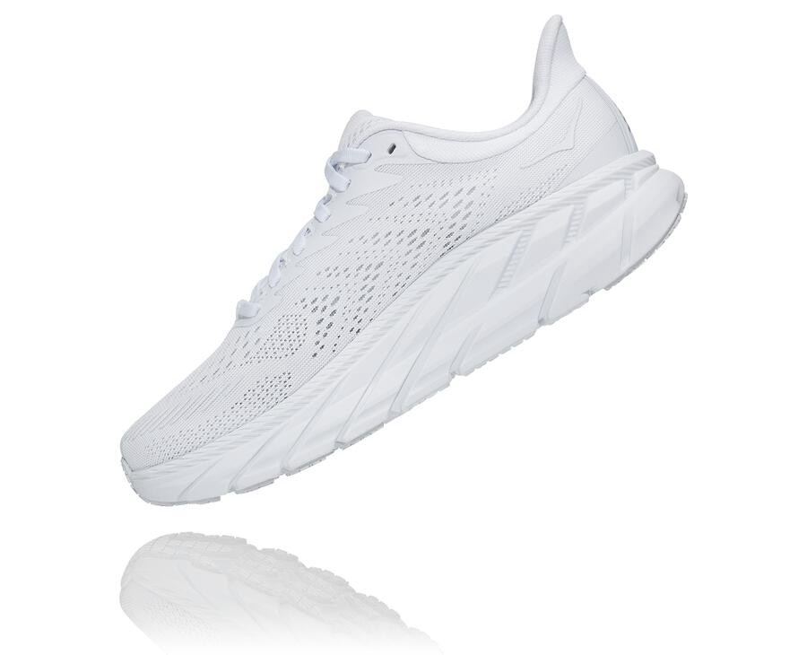 Zapatillas Running Hoka One One Mujer - Clifton 7 - Blancas - VGC452790